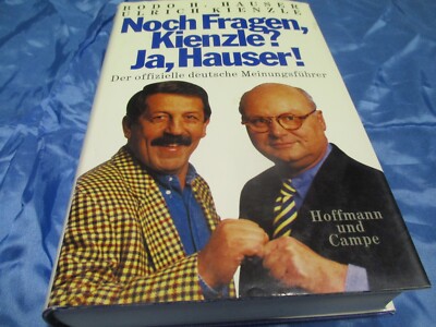 Bodo H. Hauser und Ulrich Kienzle , Meinungsführer , Erste Auflage 1995 , Kult