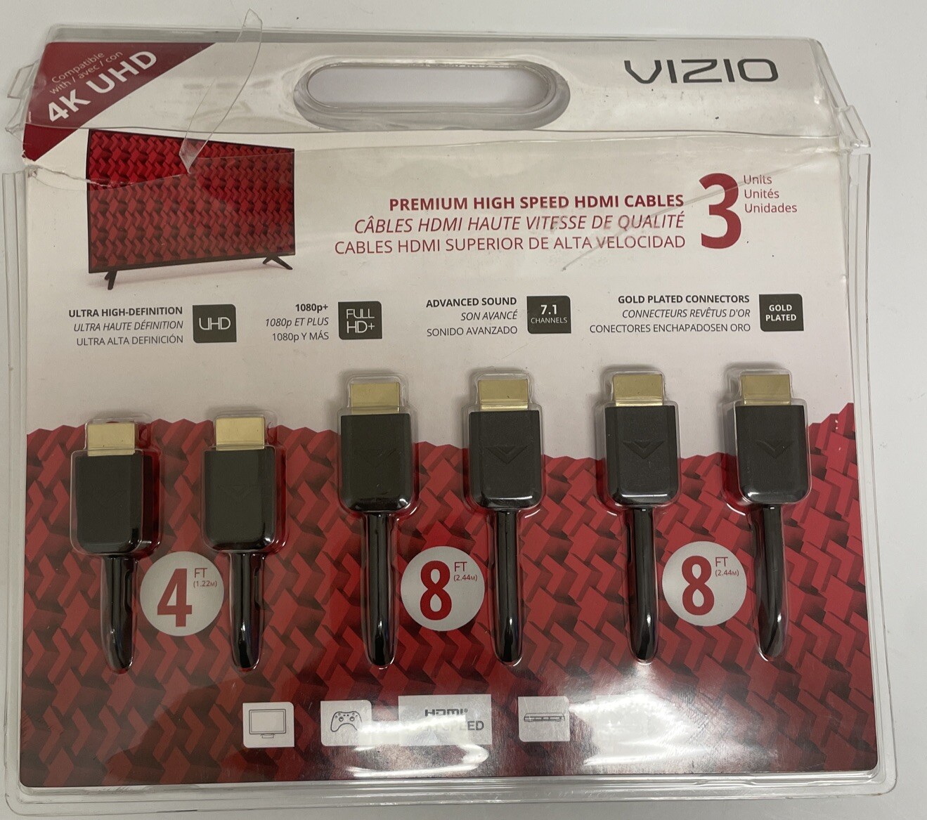 Vizio High-Speed HDMI Cable for 4K Ultra HD & HDR-image