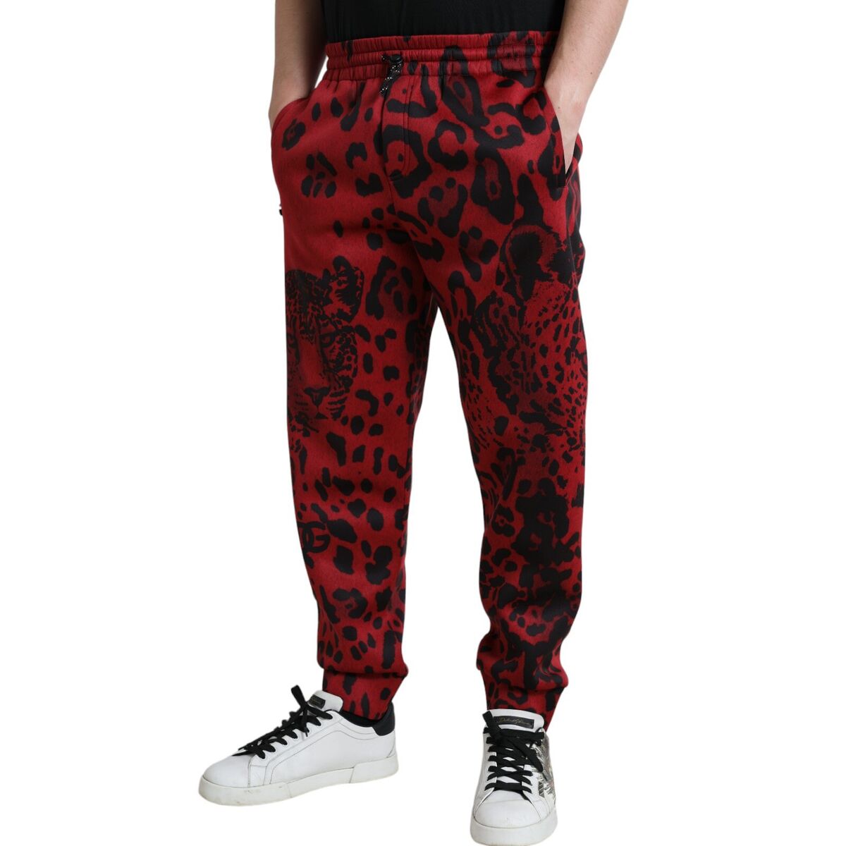 BLACK CDG 14AM Leopard Pants BLACK CDG 14AM Leopard Pants