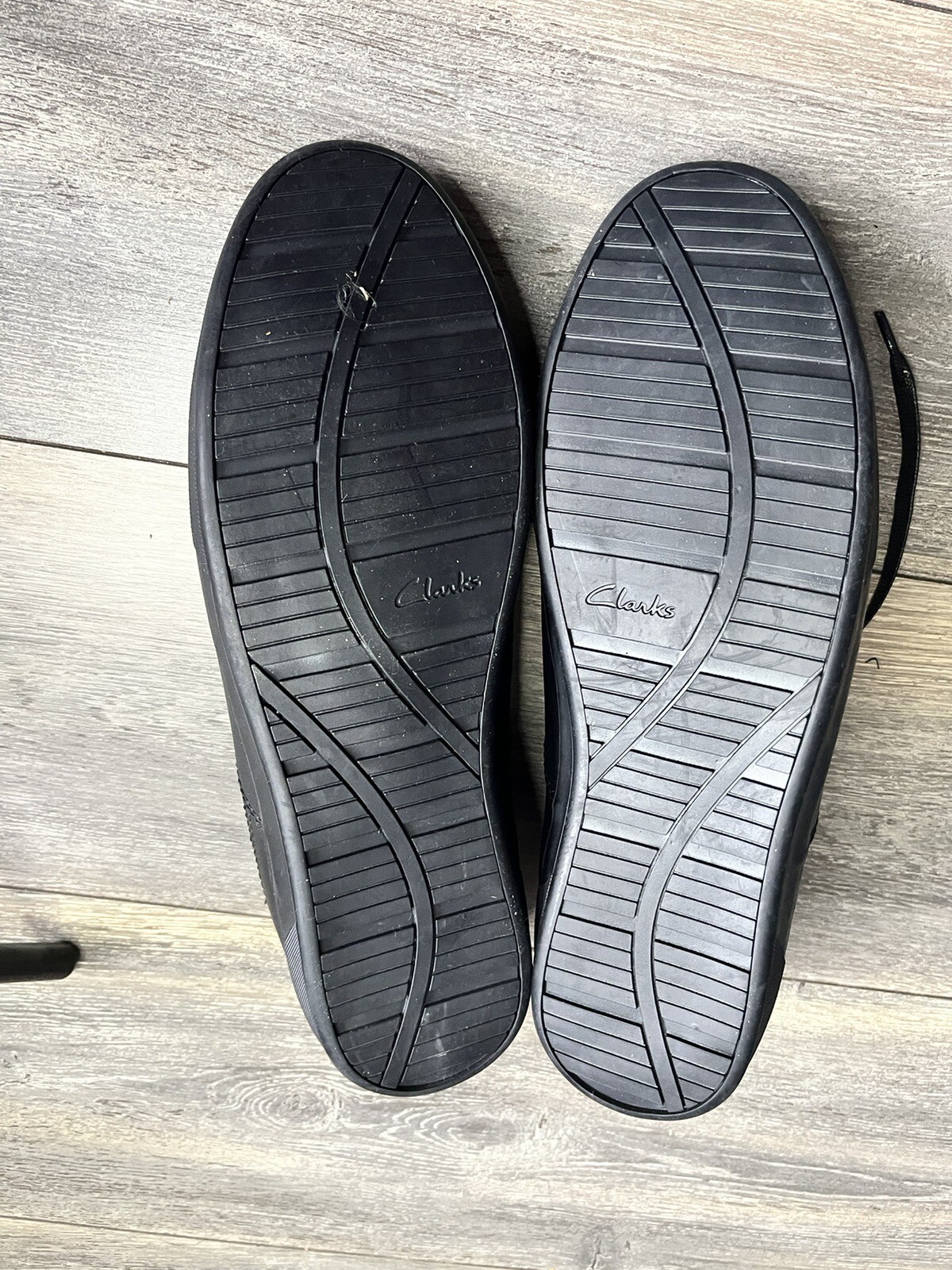 Clarks Men's Shoes Size 11 Black Leather eBay