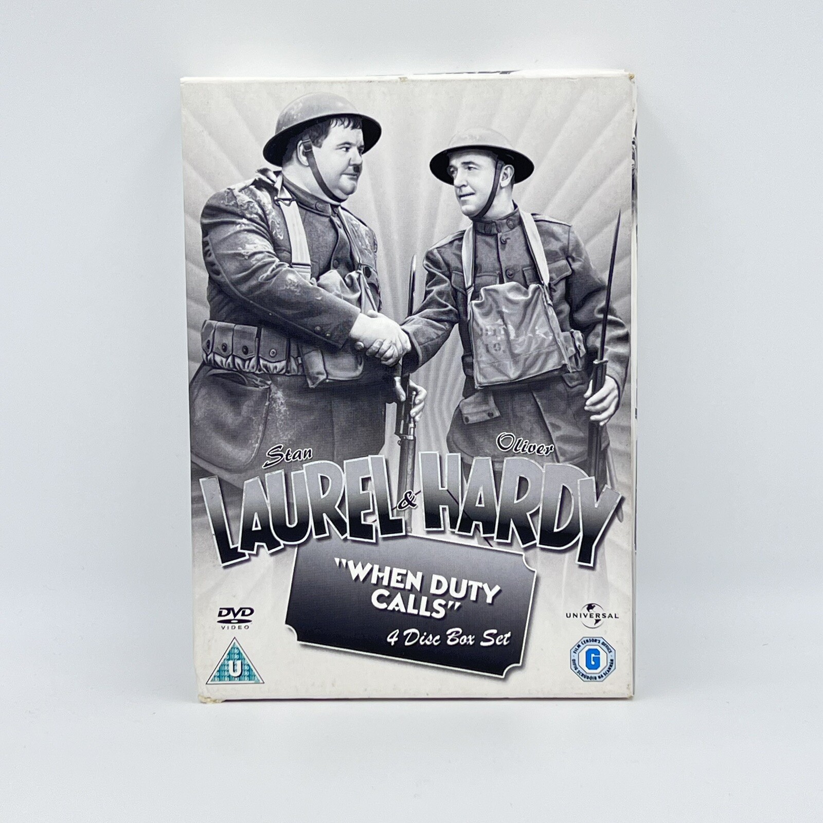 Laurel & Hardy DVD Collection When Duty Calls 4-Disc Comedy Shorts Box Set