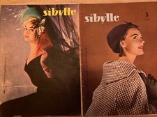 SIBYLLE 1,5 1957 Zeitschrift DDR Fasching Karneval Trachten Zirkus Mode Frauen