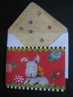 2 UNUSED small vintage greeting cards Mary Engelbreit BLANK Girl & Scottie Dog — photo 5