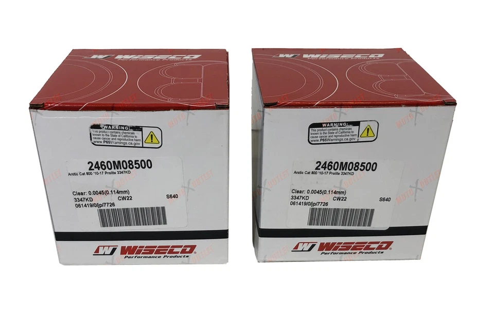 Комплект поршней Wiseco Arctic Cat 800 2010–2017 M8 F8 M8000 F800 XF Top End SK1397 - Изображение 2 из 4