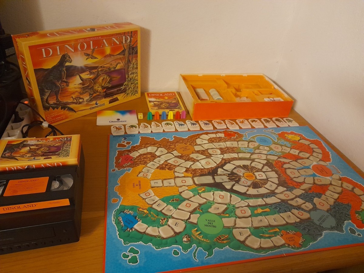 Dinoland L'isola Dei Dinosauri Clementoni 1993 Gioco In Scatola