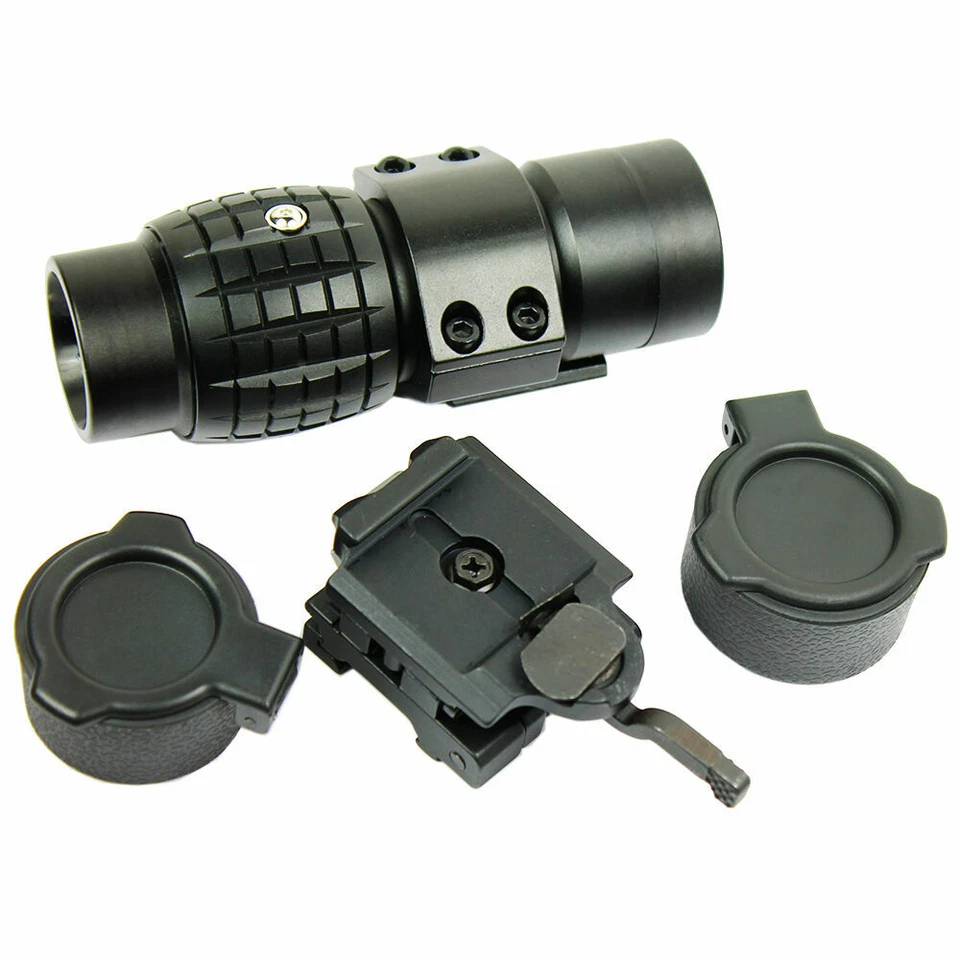 3 x Magnifier Rifle Scope FTS Flip to Side Mount for Holographic/ Reflex Sights - Image 4 of 4