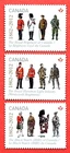 Canada Stamps — Die Cut from Quarterly Pack — 2012, The Regiments #2578i-80i MNH