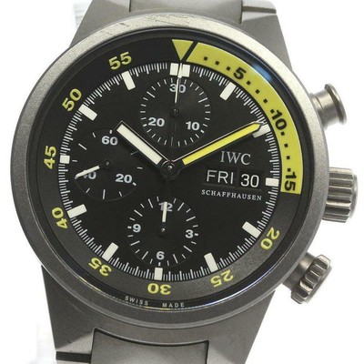 IWC Aquatimer Chronograph IW371903 Automatic Titanium Men's Watch [b0615] |  eBay