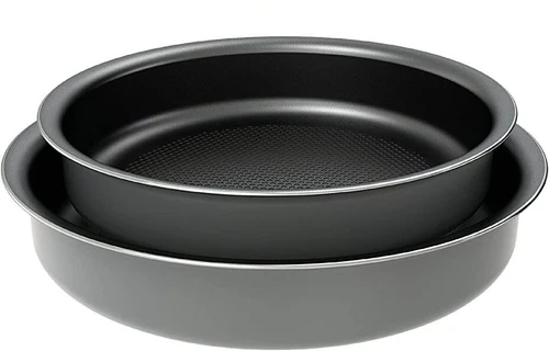 Battrinox IDEO - Set of 2 pans 24 + 28 cm grey - PERFECT display