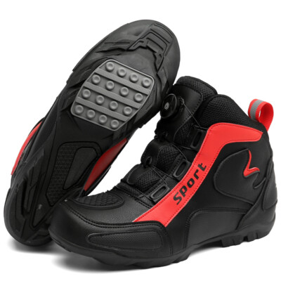Comfortable Motorcycle Shoes Mens Cyclocross Bike Shoes  display picture 2