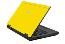 YELLOW Vinyl Lid Skin Cover Decal fits HP ProBook 6460b Laptop