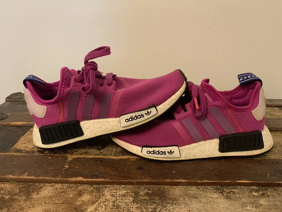 Adidas NMD R1 Women s Size 6 Vivid Pink White Shoes Sneakers