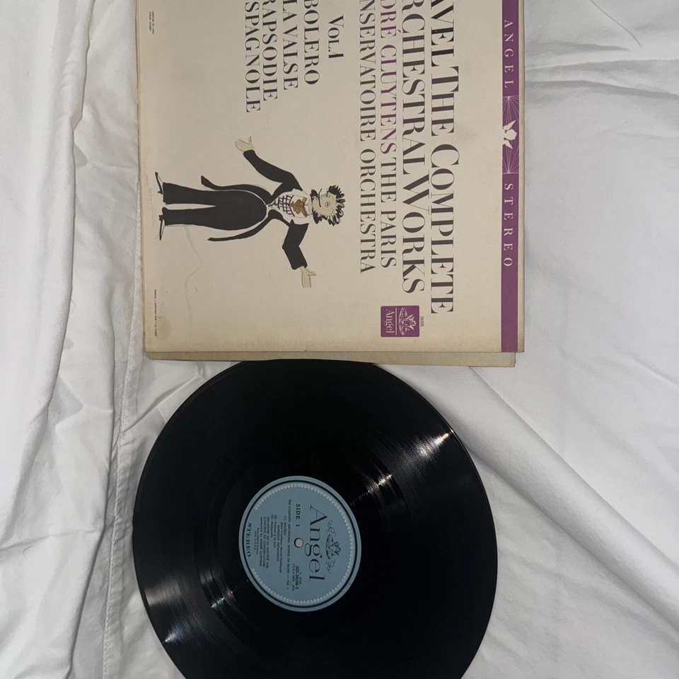 ANDRE CLUYTENS SAXF RAVEL L'OEUVRE POUR ORCHESTRE BOLERO LA VALSE RHAPSODIE  - Image 3 of 4