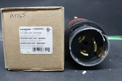Cooper CS8265EX Arrow Hart Connector Plug - New In Box