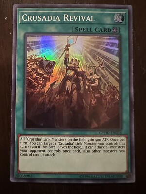 Yu-Gi-Oh! Crusadia Revival Super Rare Card – CYHO-EN054 1st Edition From Cybernetic Horizon Set - View #13