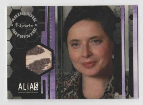 Carte chemisier portée célébrité ISABELLA ROSSELINI 2004 Inkworks alias "Pieceworks" - Photo 1 sur 2