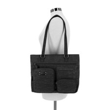 Multi Sac Quincy Tote Bag Black Handbag Fast Shipping New Washable
