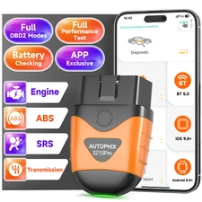 OBD2 Scanner Bluetooth ABS SRS AT Engine Systems Diagnostic Tool For VW/GM/BMW