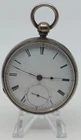 ANTIQUE 1867 WALTHAM "HOME WATCH CO" HEAVY COIN-SILVER 18S KEY-WIND 7 JEWELS