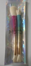 MOTD COSMETICS Party of Two Dual Ended Face Brush Set Blush Contour NEW