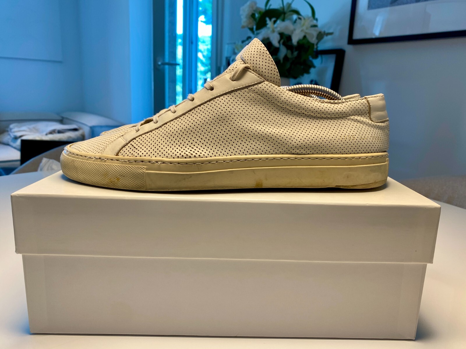 Common Projects Achilles Perforated Sneakers Size… - image 2