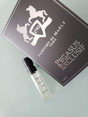 BRAND NEW PARFUMS de MARLY PEGASUS EXCLUSIF Eau de Parfum Sample 1.5ml/0.05fl oz