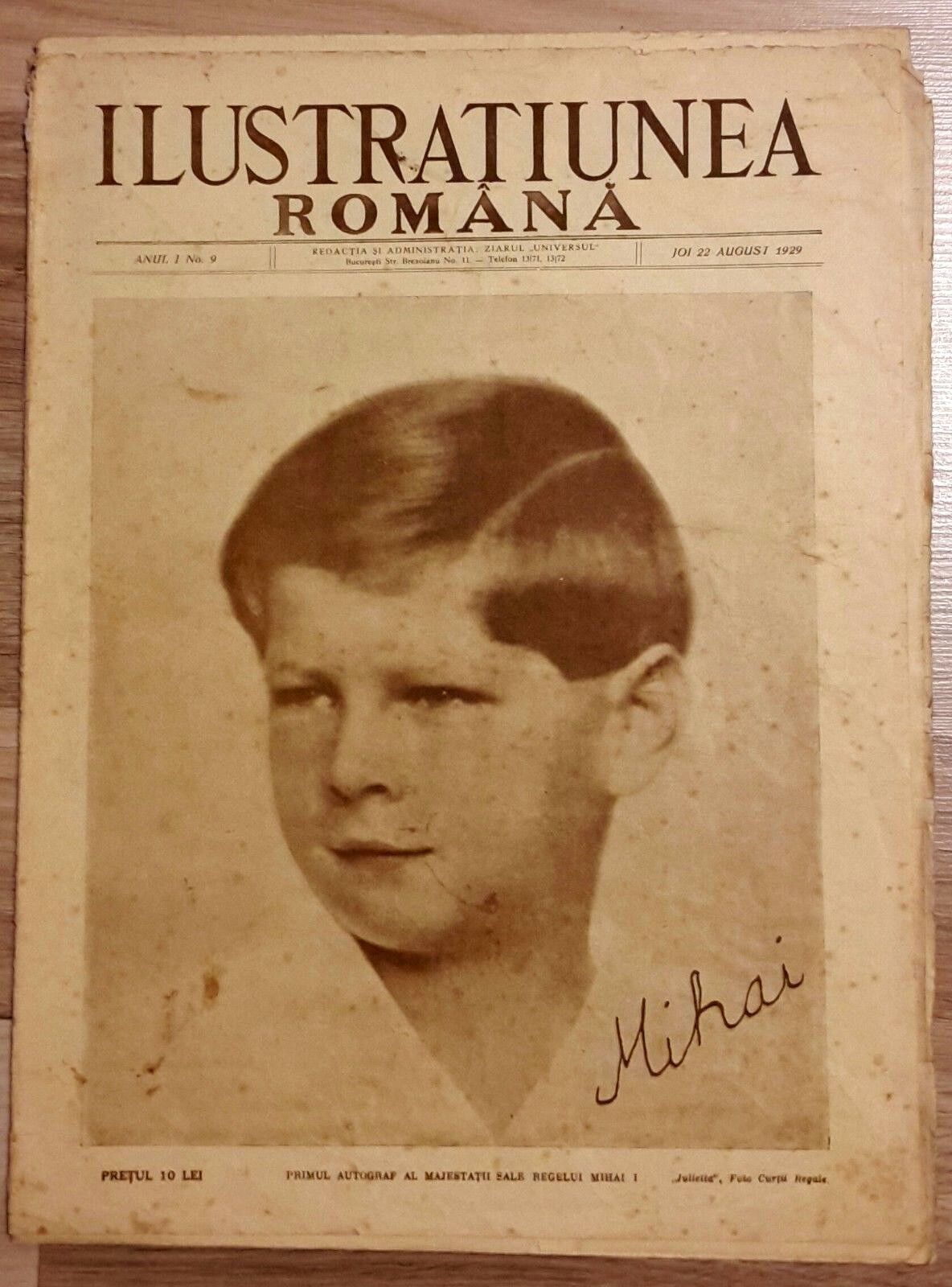 King Michael,Archaeology,Agriculture,Jeny Jugo,Dance,Royal,Romania Magazine 1929 Klassieker van hoge kwaliteit