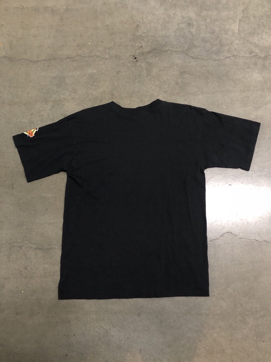 Vintage 90's Baltimore Orioles Spellout Logo Black T-Shirt Youth