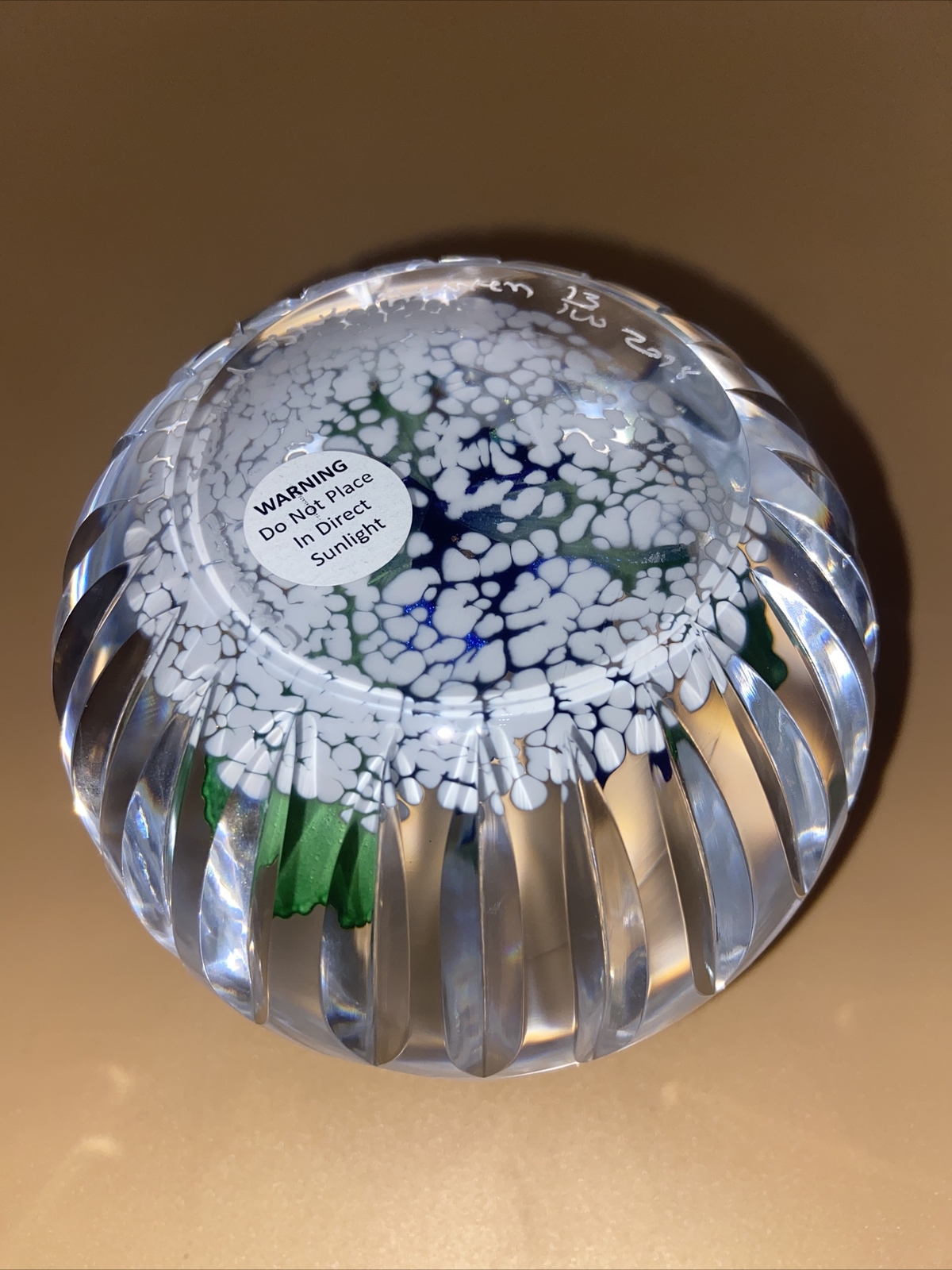 Caithness Glass Paperweight Hot House Collection Blue Heaven 13/100 eBay