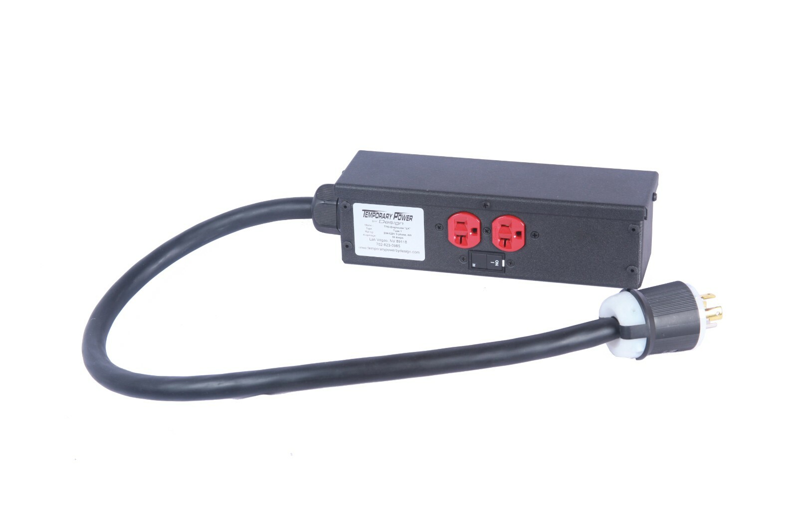 NEW Three Phase Electrical Doghouse / Floor Box Distro with 3' Tail