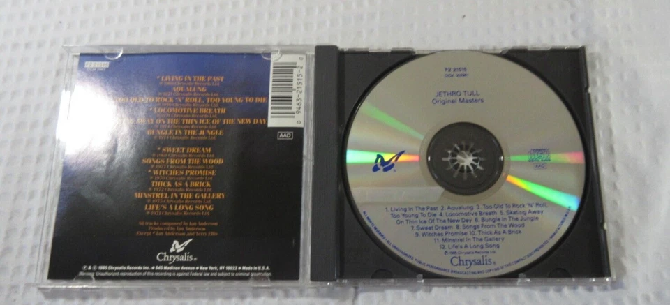 Jethro Tull Original Master Music CD - Image 2 of 4