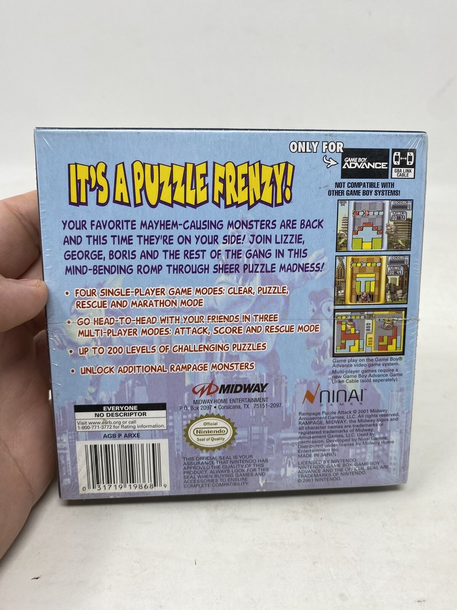 ゲームボーイアドバンス - 【新品未開封】RAMPAGE★ランページ　GBA 海外版 新品未開封】RAMPAGE☆ランページGBA 海外版