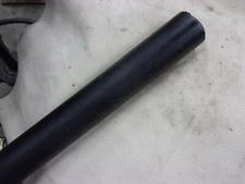 12" Black Poly Machinable Turning Lathe Plastic Round Bar Stock 2" OD Duck Call