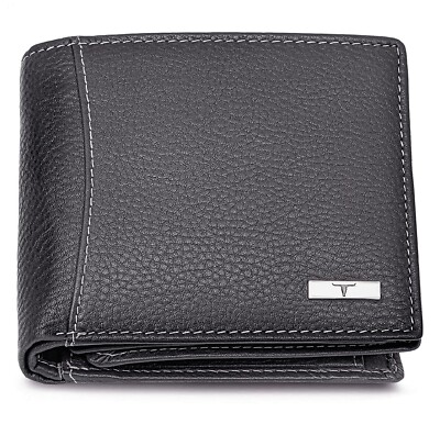 URBAN FOREST Men's Oliver Grey Leather Wallet - Bi-Fold With Multiple Card Slots And Zippered Compartment - View #11
