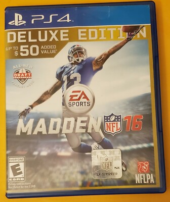 Playstation 4 PS4 Madden 16 Deluxe Edition No DLC