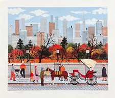 Jane Wooster Scott MANHATTAN COLORS Hand Signed Limited Edition Lithograph Art
