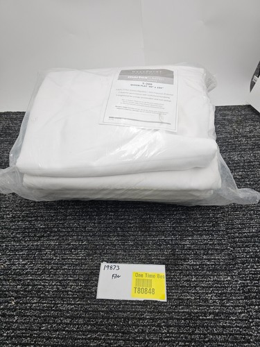 (QTY 6) WestPoint Martex Limited T200 Flat Sheet Queen 90" x 109" - Picture 5 of 5