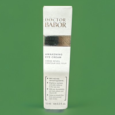 Doctor Babor Clean Formance Awakening Eye Cream Full Size .5oz/15ml