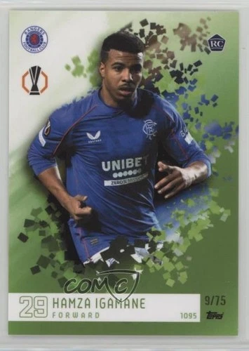 2024-25 Topps Total Football Green /75 Hamza Igamane #1095