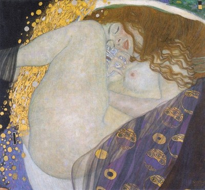 Gustab Klimt ''danae'' museun quality canvas print 20x22