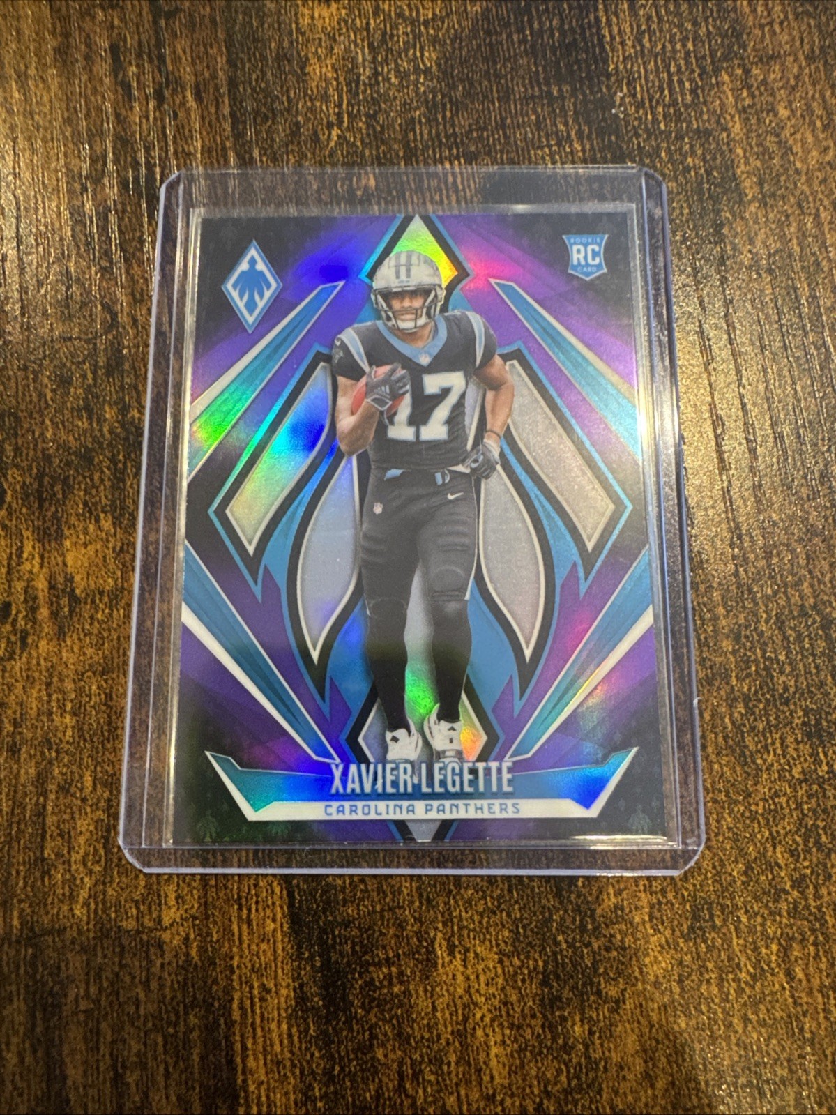 2024 Panini Phoenix - Xavier Legette Rookies Purple  Fade #249 (RC) Panthers