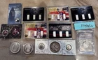silver bullion lot of 88.875 Grams or 2.86 OZ's of Generic Bars and Rounds +coin