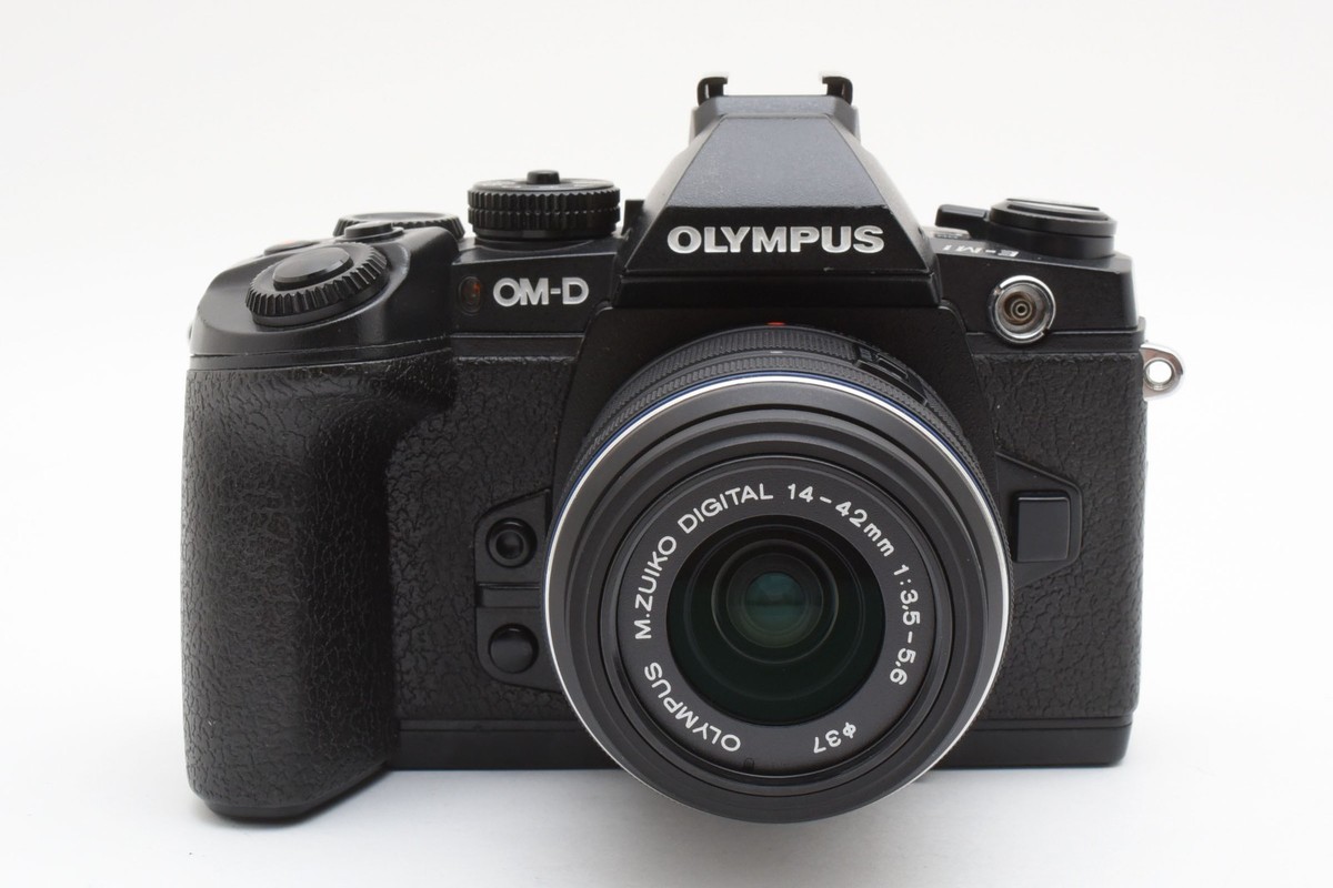 Olympus OM-D E-M1 16.3MP Digital Camera Black Body w/14-42mm Lens 