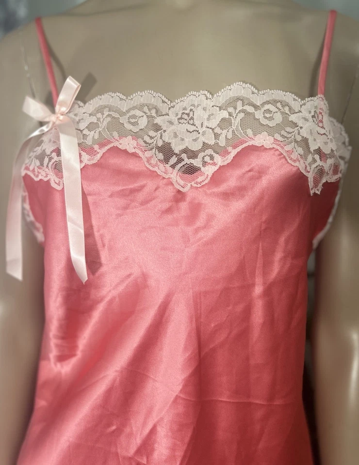 Y2K Victoria’s Secret Silky Fairy Slip Dress Babydoll Lingerie Sz M - Image 2 of 4