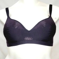 34C Beauty by Bali B540 3463 Comfort Revolution Wire Free Bra Black NWT