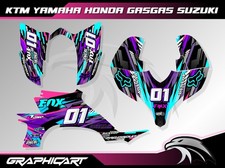 Yamaha YFZ 450 Carburetor Graphics Decals Stickers Kit ATV Quad Wrap 2003-2008