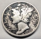 1939-S Mercury Dime 90% Silver.