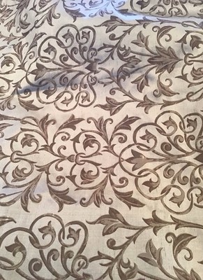 100 % SEIDE ROLLE BEDRUCKT MÖBEL GLATT REST 45 CM X 83 CM. & PORTOFREI!