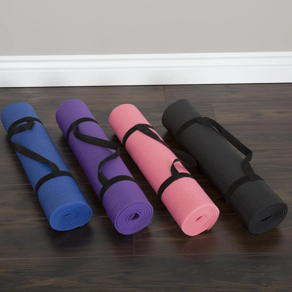 Non-Slip Double-Sided Yoga Mat for Workouts & Exercise