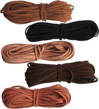 55 Yards 2.6Mm Suede Cord Faux Leather Cord String Rope Thread for Bracelet Neck